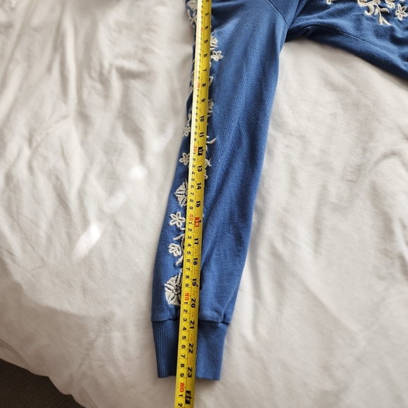 Blue INC Zip up Hoodie sz Large - Picture 6 of 8